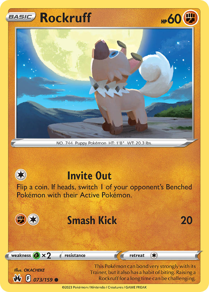 Rockruff - 073/159 - Scroll and Circuit Games